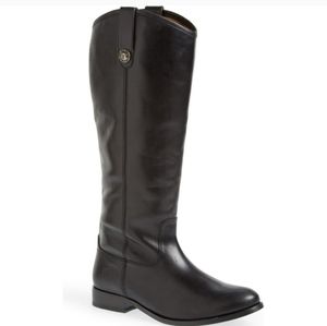 Frye Black Melissa Riding Boots